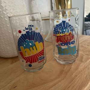90s Diet Pepsi “You got the Right one Baby” Glasses
